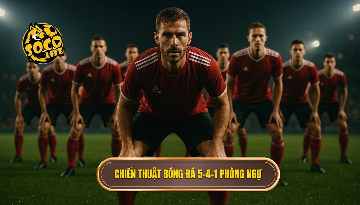 Giới thiệu về Chiến thuật bóng đá 5-4-1 phòng ngự