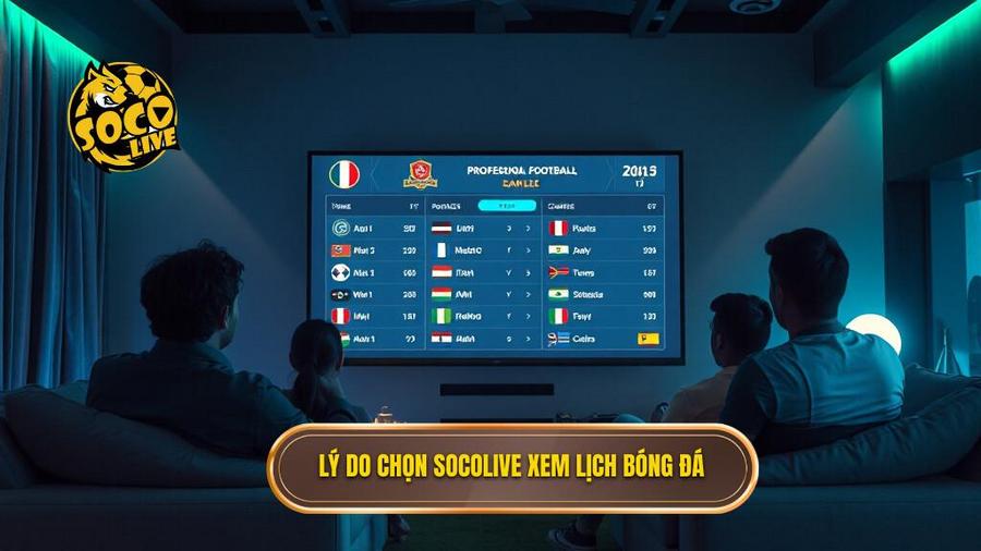 Tại sao nên chọn Socolive xem lịch thi đấu bóng đá?