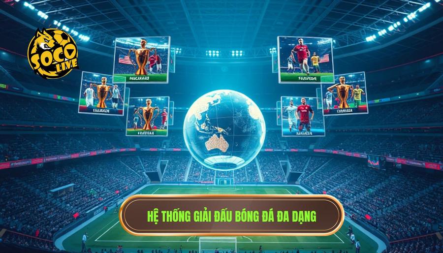 Socolive TV có gì hấp dẫn người xem? Giải mã sức hút của nền tảng xem bóng đá trực tuyến số 1 2 Hệ thống giải đấu đa dạng - Thế giới bóng đá trong tầm tay